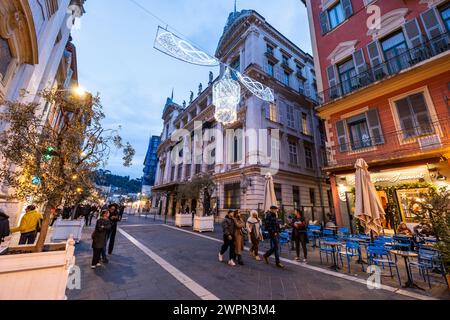 Opera de Nice, Nizza im Winter, Südfrankreich, Cote d'Azur, Frankreich, Europa Stockfoto