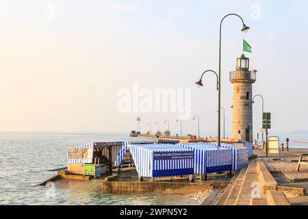 Phare de la Fenetre, Cancale, Ille-et-Vilaine Stockfoto