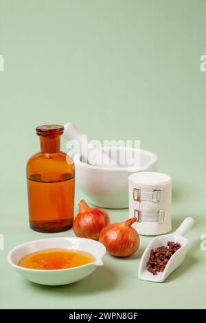 Hausmittel, Medizin, Heilmethode, alternative Heilmethode, Gesundheit Stockfoto