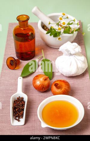 Hausmittel, Medizin, Heilmethode, alternative Heilmethode, Gesundheit Stockfoto