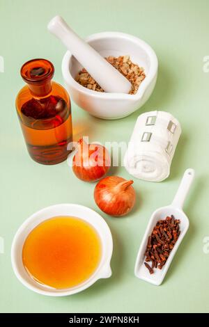 Hausmittel, Medizin, Heilmethode, alternative Heilmethode, Gesundheit Stockfoto