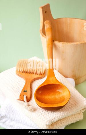 Sauna, Medizin, Heilmethode, alternative Heilmethode, Gesundheit Stockfoto