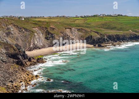 Pentreath Beach auf der Lizard Peninsula, Cornwall, England, Großbritannien, Europa Stockfoto