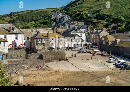 Stadtblick Port Isaac, Cornwall, England, Großbritannien, Europa Stockfoto