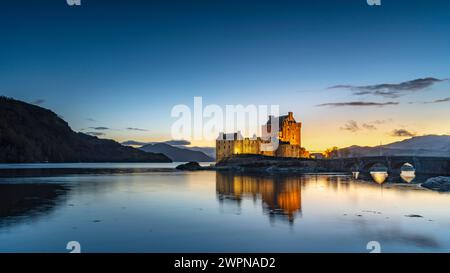 Großbritannien, Schottland, Loch Duich, Scottish Highlands, Elian Donan Castle Stockfoto