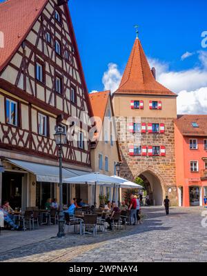Hersbrucker Tor in Lauf an der Pegnitz Stockfoto