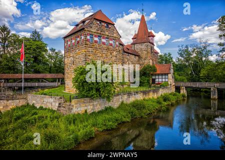 Schloss Wenzel in Lauf an der Pegnitz Stockfoto