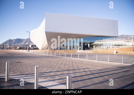 Das US Olympic and Paralympic Museum befindet sich in der Innenstadt von Colorado Springs, Colorado Stockfoto