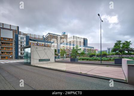 Universitätsklinikum Leiden, Krankenhaus, Gebäudefassade, Architektur, Standortansicht, Leiden, Süd-Holland, Niederlande, Stockfoto