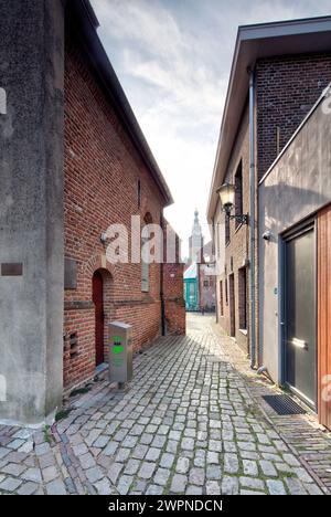 St. Jakobskapelle, Jakobsweg, Jakobskapelle, Pilger, Kirche, Hausfassade, Blick auf das Haus, Architektur, Blick auf die Stadt, Nijmegen, Niederlande, Stockfoto