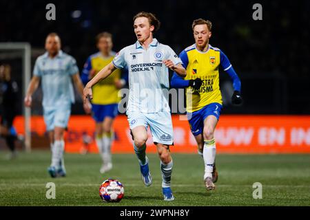 LEEUWARDEN, 08.03.2024, Cambuur Stadion, Fußball, Niederländisch Keuken Kampioen Divisie, Saison 2023/2024, während des Spiels Cambuur - de Graafschap, de Graafschap Spieler Donny Warmerdam Credit: Pro Shots/Alamy Live News Stockfoto