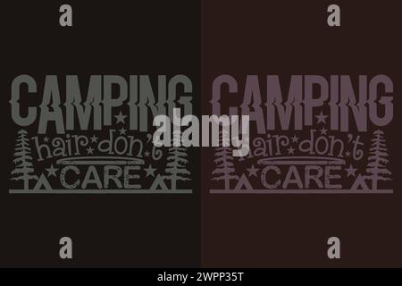Camping Shirt, Outdoor Shirt, Mountain Shirt, Camping Lover Shirt, Abenteuer Shirt, Reiseshirt, Camping Geschenk, Camper Geschenk, Camper Geschenk, Camping Gruppe Stock Vektor