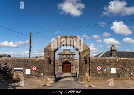 Das Gefängnis seiner Majestät Dartmoor bei Princetown, Dartmoor, Devon, England, Großbritannien, Europa Stockfoto