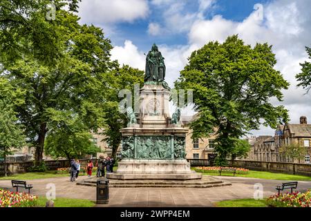 Das Queen Victoria Memorial am Dalton Square in Lancaster, Lancashire, England, Großbritannien, Europa Stockfoto