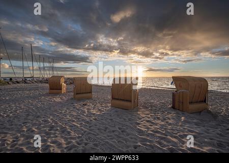 Strand in Timmendorf auf der Ostseeinsel Poel, Mecklenburg-Vorpommern, Deutschland Stockfoto