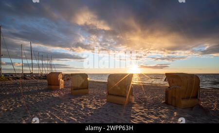 Strand in Timmendorf auf der Ostseeinsel Poel, Mecklenburg-Vorpommern, Deutschland Stockfoto