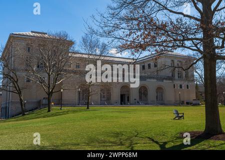 Gebäude auf dem Campus der Carnegie Mellon University in Pittsburgh, Pennsylvania, USA Stockfoto