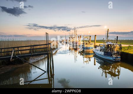 Cutter Harbor Spieka Neufeld, Cuxhaven, Cuxland, Niedersachsen, Deutschland Stockfoto