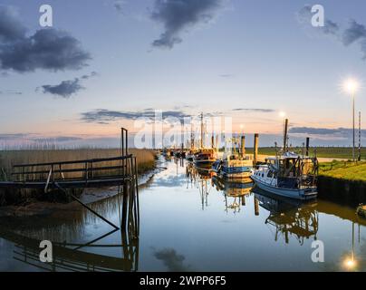 Cutter Harbor Spieka Neufeld, Cuxhaven, Cuxland, Niedersachsen, Deutschland Stockfoto