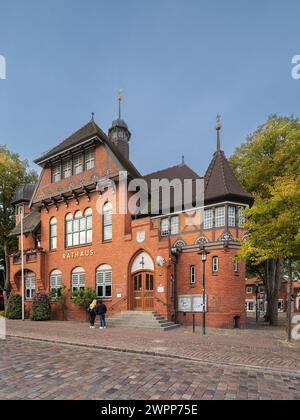 Rathaus in Burg auf der Insel Fehmarn, Schleswig-Holstein Stockfoto