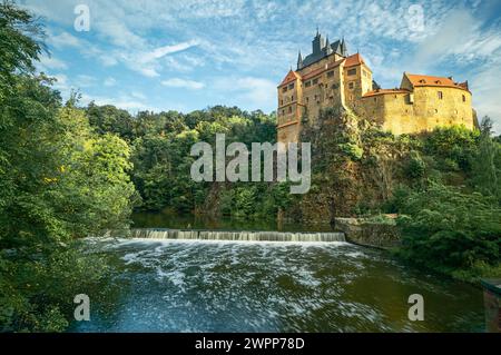 Schloss Kriebstein in Kriebstein, Sachsen, Deutschland Stockfoto