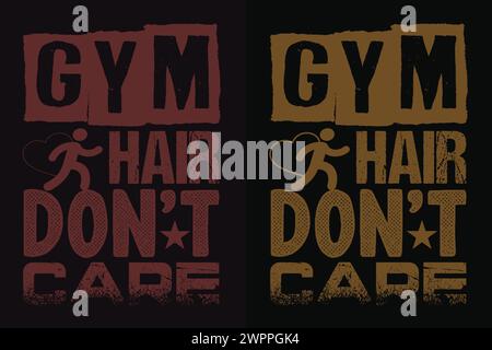 Gym Shirt, Workout Shirt, Gym Lover Shirt, Fitness Shirt, Sport Lover Geschenk, Geschenk Für Sportsfreunde, Sportshirt, Niedliches Sportshirt, Workout-T-Shirt Stock Vektor