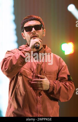 Padua, Italien. März 2024. Gazellen INSIDE FOREVER Tour! 8. MÄRZ - ARENA ZEIGT PADUA MESSEN - PADUA auf dem Foto Gazzelle (Pseudonym von Flavio Bruno Pardini) Credit: Independent Photo Agency/Alamy Live News Stockfoto