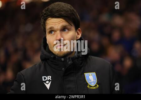 Sheffield, Großbritannien. März 2024. Sheffield Wednesday Manager Danny Rohl während des Sky Bet Championship Matches in Hillsborough, Sheffield. Der Bildnachweis sollte lauten: Jonathan Moscrop/Sportimage Credit: Sportimage Ltd/Alamy Live News Stockfoto