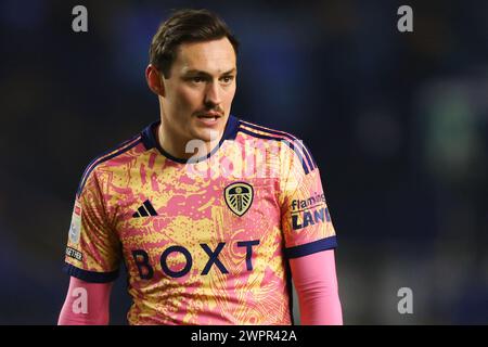 Sheffield, Großbritannien. März 2024. Connor Roberts von Leeds United während des Sky Bet Championship Matches in Hillsborough, Sheffield. Der Bildnachweis sollte lauten: Jonathan Moscrop/Sportimage Credit: Sportimage Ltd/Alamy Live News Stockfoto