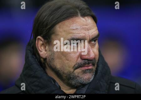 Sheffield, Großbritannien. März 2024. Leeds United Manager Daniel Farke beim Sheffield Wednesday FC gegen Leeds United FC SKY Bet EFL Championship Match im Hillsborough Stadium, Sheffield, Großbritannien am 8. März 2024 Credit: Every Second Media/Alamy Live News Stockfoto