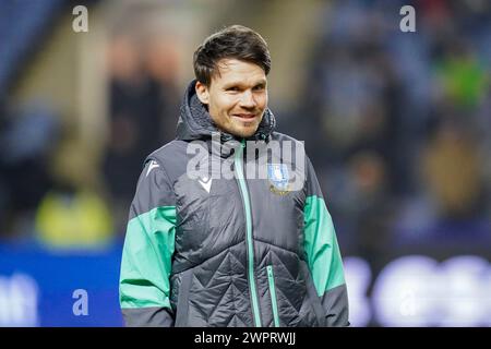 Sheffield, Großbritannien. März 2024. Sheffield Wednesday Manager Danny Rohl beim Sheffield Wednesday FC gegen Leeds United FC SKY Bet EFL Championship Match im Hillsborough Stadium, Sheffield, England, Großbritannien am 8. März 2024 Credit: Every Second Media/Alamy Live News Stockfoto