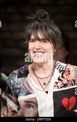 Bremen, Deutschland. März 2024. Marie Meimberg bei der Aufnahme der Radio Bremen Talkshow '3nach9'. Quelle: Sina Schuldt/dpa/Alamy Live News Stockfoto