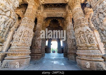 Sonnentempel, Modhera, Gujarat, Indien Stockfoto