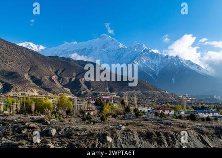 Nilgiri Berg, Jomsom, Nepal Stockfoto