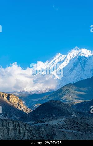 Nilgiri Berg, Jomsom, Nepal Stockfoto