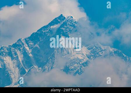 Mount Annapurna, 8091 m, Provinz Gandaki, Nepal Stockfoto