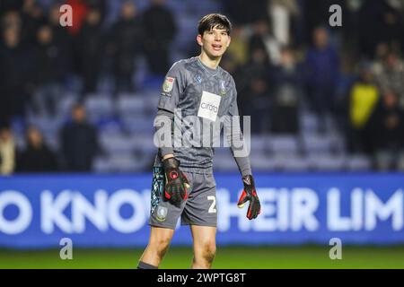 Sheffield, Großbritannien. März 2024. Sheffield Wednesday Torhüter James Beadle (26) während des Sheffield Wednesday FC gegen Leeds United FC SKY Bet EFL Championship Match im Hillsborough Stadium, Sheffield, Großbritannien am 8. März 2024 Credit: Every Second Media/Alamy Live News Stockfoto