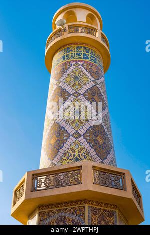 Die Katara Moschee im Katara Cultural Centre von Doha, Kirche, Kirchturm, Reichtum, Orient, muslimisch, Kultur, Kulturdorf, heiliges Gebäude Stockfoto