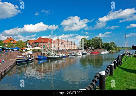 Der alte Hafen in Hooksiel in Wangerland, Hooksiel, Niedersachsen, Bundesrepublik Deutschland Stockfoto