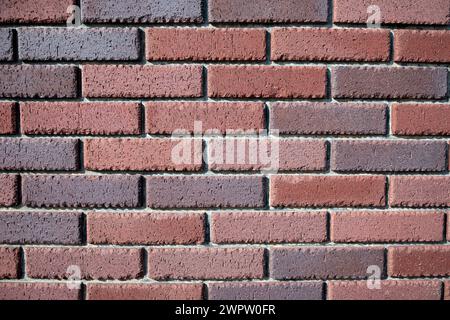 Eine Nahaufnahme aus Ziegelmauern Stockfoto