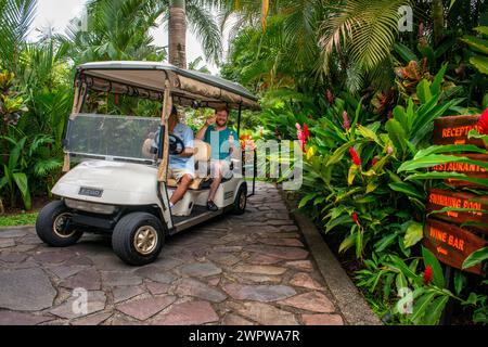 Nayara Hotel, Spa & Gärten, Oeste de Fortuna, La Fortuna de San Carlos, Nationalpark Vulkan Arenal, Costa Rica Stockfoto