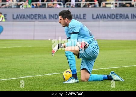 Cagliari, Italien. März 2024. Simone Scuffet von Cagliari Calcio während Cagliari Calcio vs US Salernitana, italienische Fußball Serie A Spiel in Cagliari, Italien, 9. März 2024 Credit: Independent Photo Agency/Alamy Live News Stockfoto