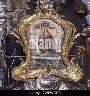 Unsere Lieben Frau der Gnaden, schöner Stern von Lemberg, Domagaliczowska, lateinische Kathedrale, Basilika der Himmelfahrt, Lemberg, Ukraine Stockfoto