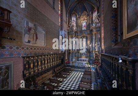 Der große Altar, die lateinische Kathedrale, die Basilika der Himmelfahrt Stockfoto