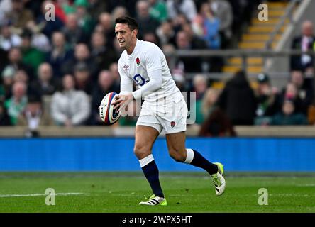 Twickenham, Vereinigtes Königreich. März 2024. England V Irland, Guinness 6 Nations. Twickenham Stadium. Twickenham. Alex Mitchell (England) während des Rugbyspiels England gegen Irland in den Guinness 6 Nations. Quelle: Sport In Pictures/Alamy Live News Stockfoto