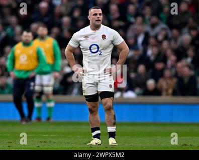 Twickenham, Vereinigtes Königreich. März 2024. England V Irland, Guinness 6 Nations. Twickenham Stadium. Twickenham. Ben Earl (England) während des Rugbyspiels England gegen Irland in den Guinness 6 Nations. Quelle: Sport In Pictures/Alamy Live News Stockfoto