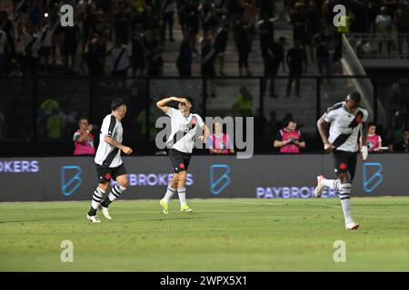 Rio, Brasilien - 7. märz 2024, Galdanes-Spielerspiel zwischen Vasco da Gama und Agua Santa in der dritten Runde des Brasil Cup im Sao Januario Stadium Stockfoto