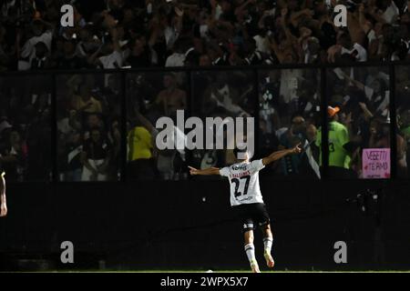 Rio, Brasilien - 07. märz 2024, Galdanes Spieler im Spiel zwischen Vasco da Gama gegen Agua Santa in der dritten Runde des Brasil Cup im Sao Januario Stadium Stockfoto