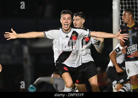 Rio, Brasilien - 07. märz 2024, Lucas Piton Spieler im Spiel zwischen Vasco da Gama gegen Agua Santa in der dritten Runde des Brasil Cup im Sao Januario Stadium Stockfoto