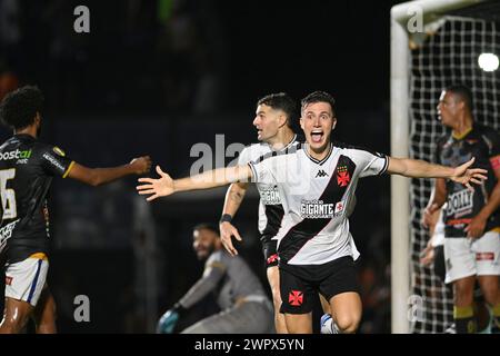Rio, Brasilien - 07. märz 2024, Lucas Piton Spieler im Spiel zwischen Vasco da Gama gegen Agua Santa in der dritten Runde des Brasil Cup im Sao Januario Stadium Stockfoto